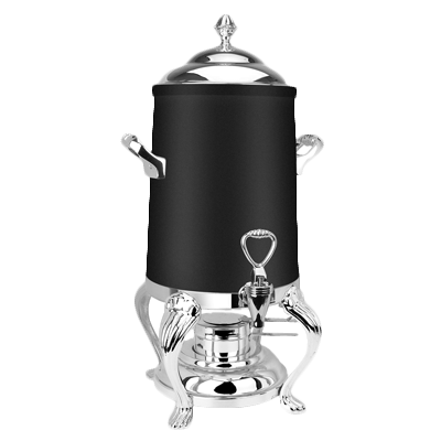 Eastern Tabletop 3201QAMB 1.5 Gal. Black Finish Stainless Steel Queen-Anne Coffee Urn