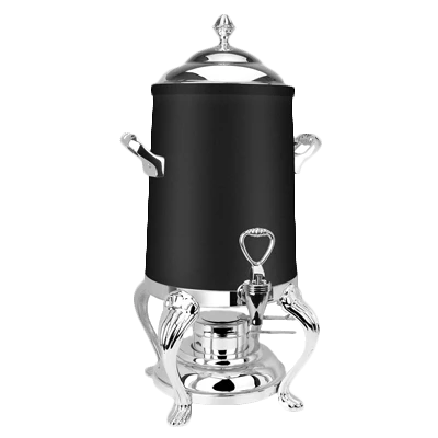 Eastern Tabletop 3201QAMB 1.5 Gal. Black Finish Stainless Steel Queen-Anne Coffee Urn