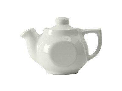 Tuxton BWT-10A China Coffee Pot/Teapot 8 - 12 Oz. White - 1 Dozen Per Case (1 Dozen)