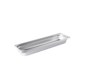 CAC China STPHL-24-2 Half Size Long 2.5" Deep 24 Ga. Stainless Steel Solid Steam Pan (24 Each Per Case)