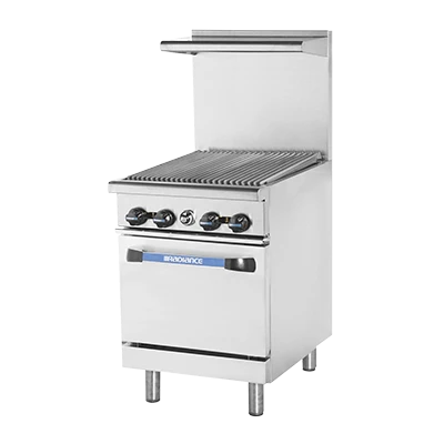 Turbo Air TAR-24RB-LP 24" Liquid Propane Radiance Heavy Duty Range - 92,000 BTU