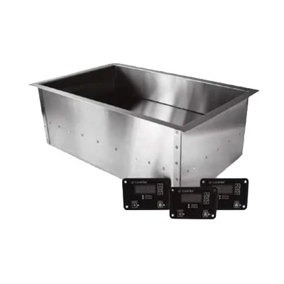 CookTek IHW061-64 SinAqua 4" Deep Aluminum Rectangular Drop-In Induction Hot Food Well - 100-125 Volts