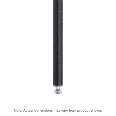 Metro 13Pbl Super Erecta Post 14-1/2"H Black Finish