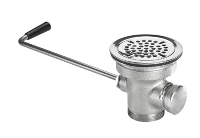 Krowne 22-204 Krowne Twist Waste with 1-1/4" Overflow Outlet with Cap