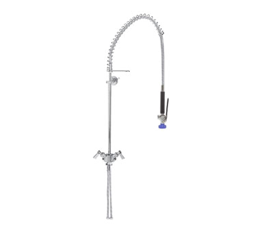 Fisher 21110 Single-Deck Dual Control Valve Pre-Rinse Faucet Assembly