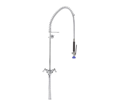 Fisher 21110 Single-Deck Dual Control Valve Pre-Rinse Faucet Assembly