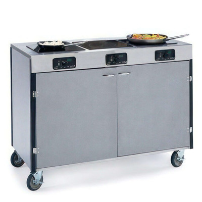 Lakeside 2080 Station Mobile Cooking Cart Induction Heat Stove