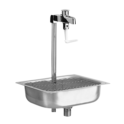 Fisher 59110 12" Stainless Steel In-Sink Pedestal Glass Filler