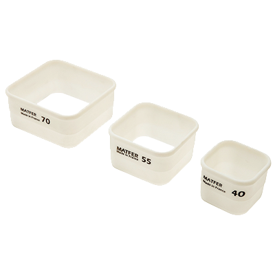 Matfer Bourgeat 150241 ExoGlass Pastry Cutter 1-1/2"L x 1-1/2"W Square One-Piece Composite Material