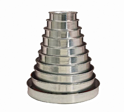 American Metalcraft 3801 3&quot; Deep Aluminum Cake Pan Set