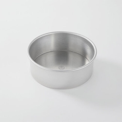 American Metalcraft 3808 8" x 3" Aluminum Cake Pan