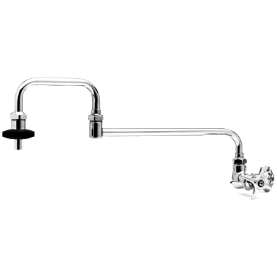 T&amp;S Brass B-0592-LF20 Pot &amp; Kettle Filler Faucet wall mount single temperature 18"