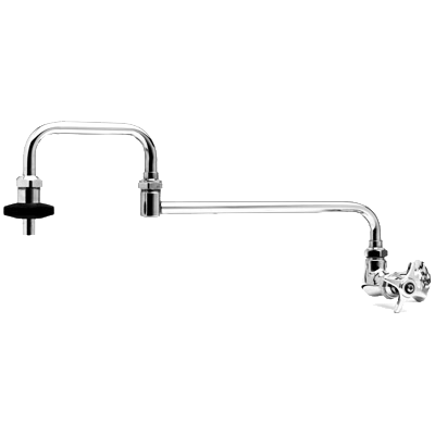 T&S Brass B-0592-LF20 Pot & Kettle Filler Faucet wall mount single temperature 18"