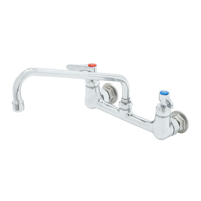 T&amp;S Brass B-2429-CR-EK Double Pantry Faucet wall mount 8"