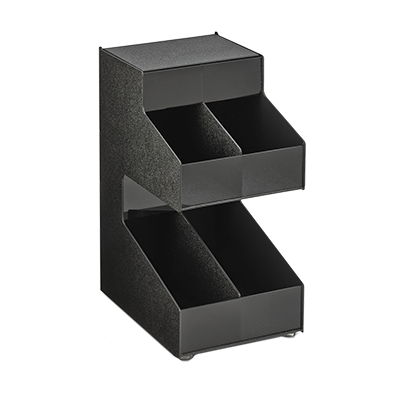 Vollrath CFIFO-2X 2 Tier 4 Bin First In First Out Gravity Fed Condiment Holder