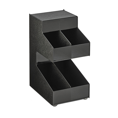 Vollrath CFIFO-2X 2 Tier 4 Bin First In First Out Gravity Fed Condiment Holder
