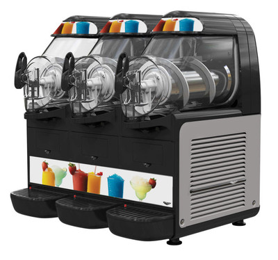 Vollrath VCBA168-37 (3) 1.58 Gallon Countertop Frozen Beverage Granita Machine - 120 Volts