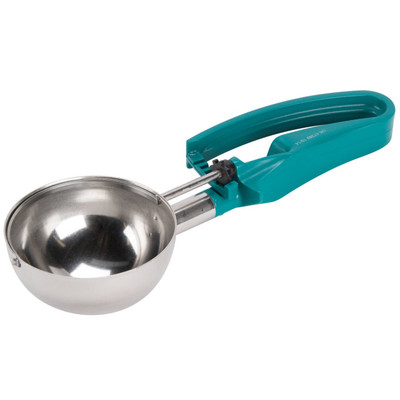 Vollrath 47389 6 oz Teal Standard Length Disher