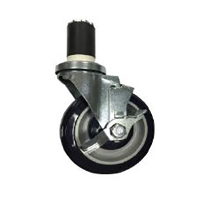 NBR Equipment ES-5-PU-B-TLB 5" Stem Caster