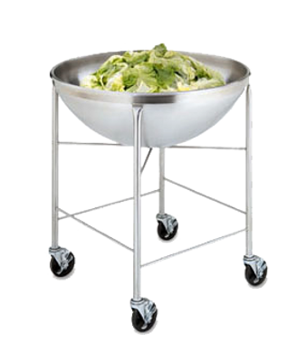 Vollrath 79018 Stainless Steel Mobile Mixing Bowl Stand for 80 Qt. Bowl