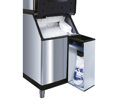 Manitowoc K00146 Ice Bagger Assembly Stainless Steel Includes: Bagger B-Model Bin Adapter