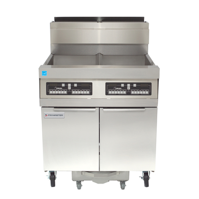 Frymaster SCFHD260G-LP 80 Lbs. Stainless Steel Liquid Propane Frymaster Decathlon HD Series Fryer Battery - 250,000 BTU