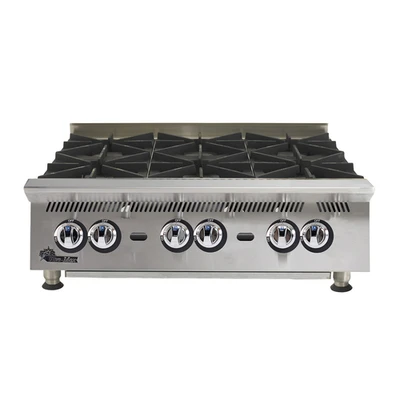 Star 806HA-LP 36" Liquid Propane Countertop Hotplate - 180,000 BTU