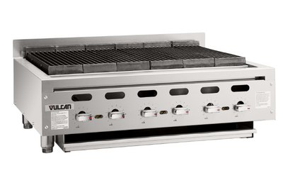 Vulcan VACB25-101 25-1/8&quot; Natural Gas Countertop Achiever Charbroiler - 68,000 BTU