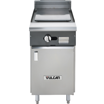 Vulcan VCBB18-NG 18" W Stainless Steel Natural Gas V Series Heavy Duty Range - 49,000 BTU