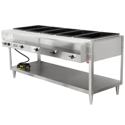 Vollrath 38119 5-Pan Electric ServeWell Hot Food Table - 208-240 Volts