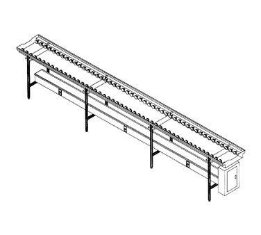Dinex DXIESSW14 2" Tray Make-Up Conveyor