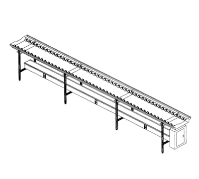 Dinex DXIESR20 20' Stainless Steel Tray Make-Up Conveyor