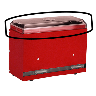 Vollrath 3825L-13 Clear Replacement Cover For Straw Boss Dispenser