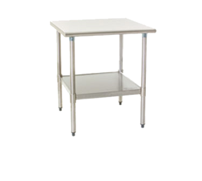 Eagle Group T2448SEB 48"W x 24"D Deluxe Series Work Table Stainless Steel