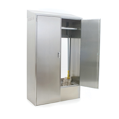 Eagle Group F1916-VSCS-DL 47-1/2"W x 22-1/4"D x 84-1/4"H Mop Sink Cabinet Slanted Top