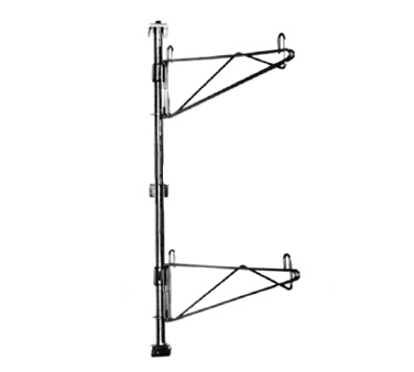 Eagle Group PWE14-2C 14" Post Wire Wall Mounts Prepackaged End Unit