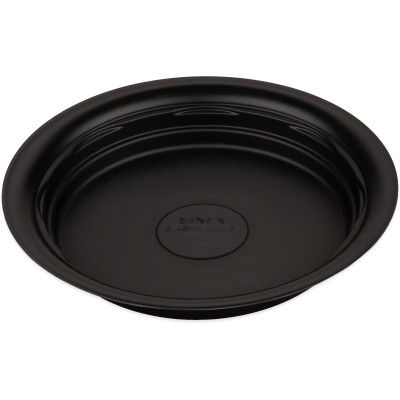 Dinex DXHHPL703 8" Black Polypropylene High Heat Disposable Plate