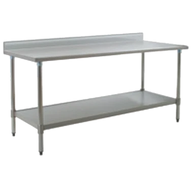 Eagle Group T3084SEB-BS 84"W x 30"D Series Work Table Stainless Steel