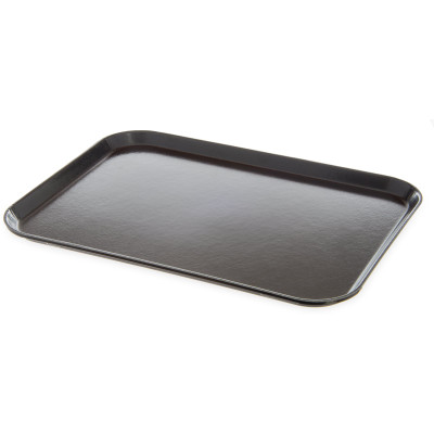 Dinex DX1089M44 15" X 20" Flat Graphite Grey Tray