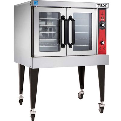 Vulcan VC5GD-NG 39.97" W Stainless Steel Natural Gas Single-Deck Convection Oven - 50,000 BTU