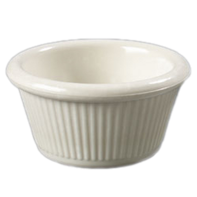 Carlisle S29242 2 Oz. Fluted Melamine Bone Ramekin