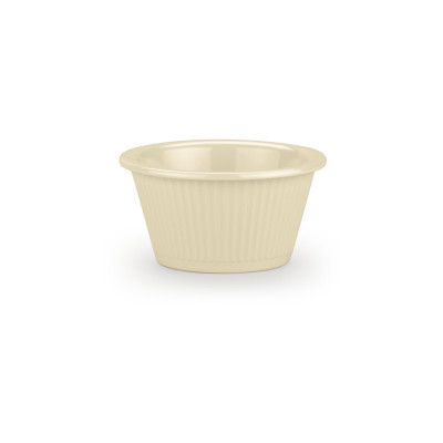 Carlisle S29242 2 Oz. Fluted Melamine Bone Ramekin