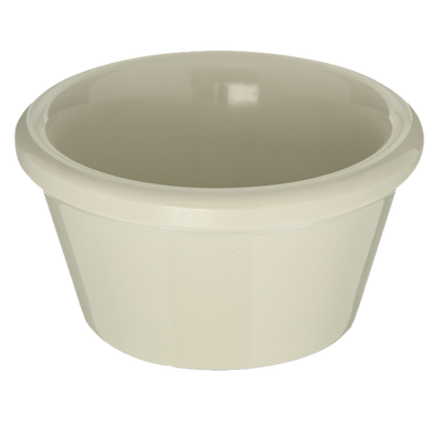Carlisle S85242 2 5/8&quot; Dia. Plastic Melamine Bone Ramekin