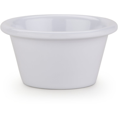 Carlisle S85202 2 5/8" Dia. Plastic White Ramekin