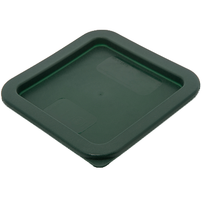 Carlisle 1197008 Square Polyethylene Green Food Storage Container Lid