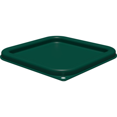 Carlisle 1197008 Square Polyethylene Green Food Storage Container Lid
