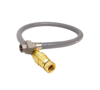 Ultrafryer 24456 48" Long Hose Stainless Steel 1.25" Gas Flex Line