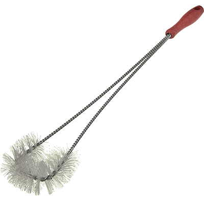 Carlisle 4011205 24" W Red Plastic Sparta Fryer Brush