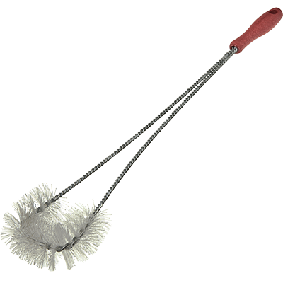 Carlisle 4011205 24" W Red Plastic Sparta Fryer Brush