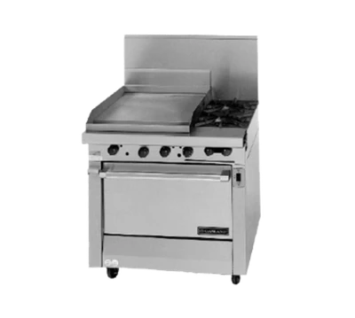 Garland M48-23R-NG 34" Natural Gas Heavy Duty Range - 154,000 BTU